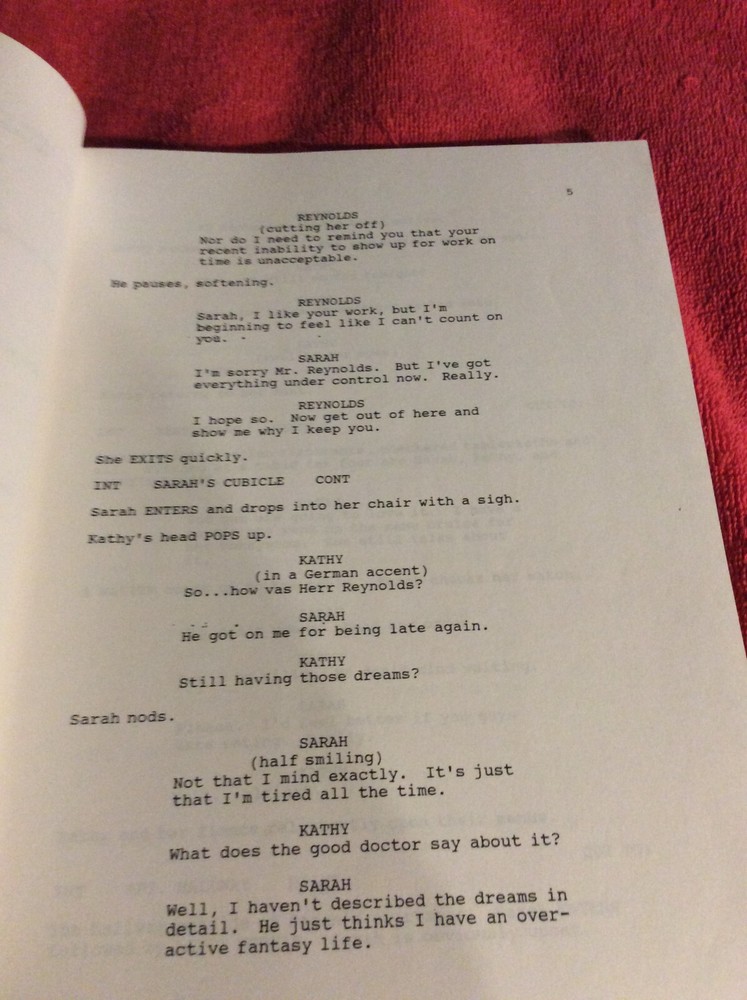 ORIGINAL SCRIPT DREAM LOVER PETE SHANER SECOND DRAFT DECEMBER 1991