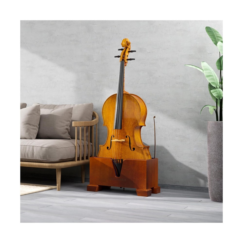 Mahogany-tone Cello Box Stand