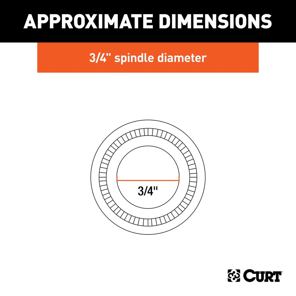 Curt-3/4" Wheel Bearing Kit