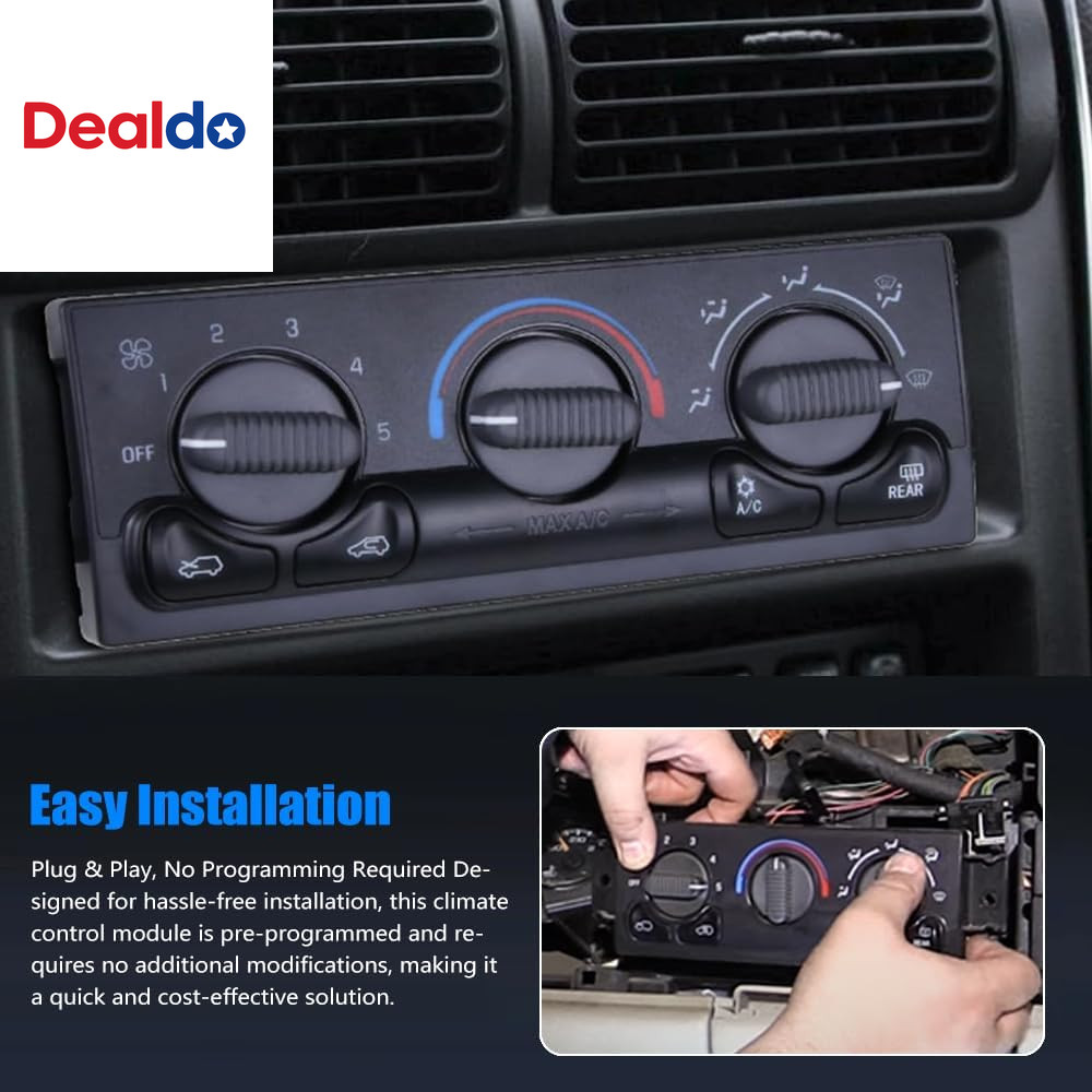 Air Conditioning Climate Control Module Panel FIT 1999-2002 Chevrolet Silverado,