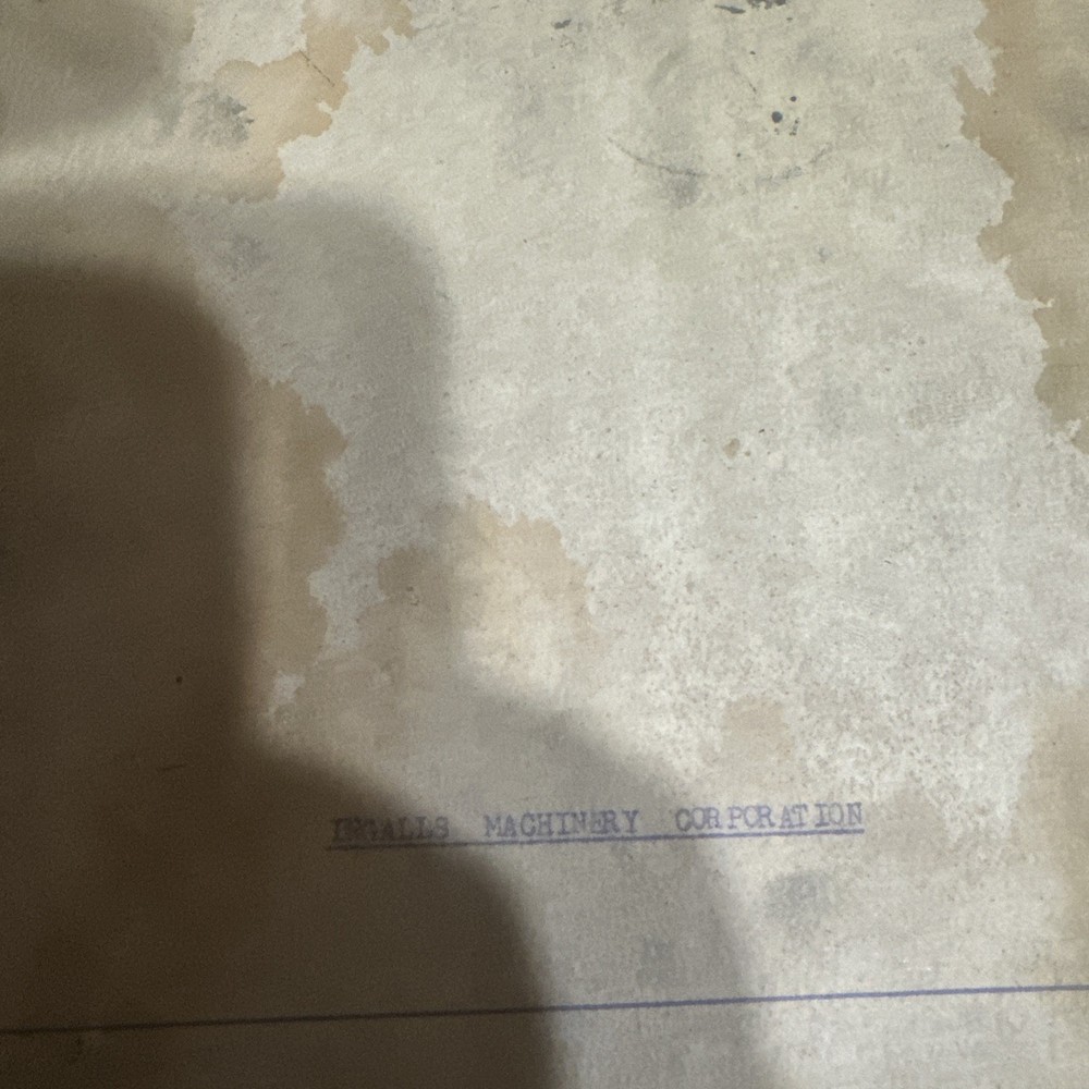 Instruction for Precision Engine Lathe Model Lv-40 Machine No.3581