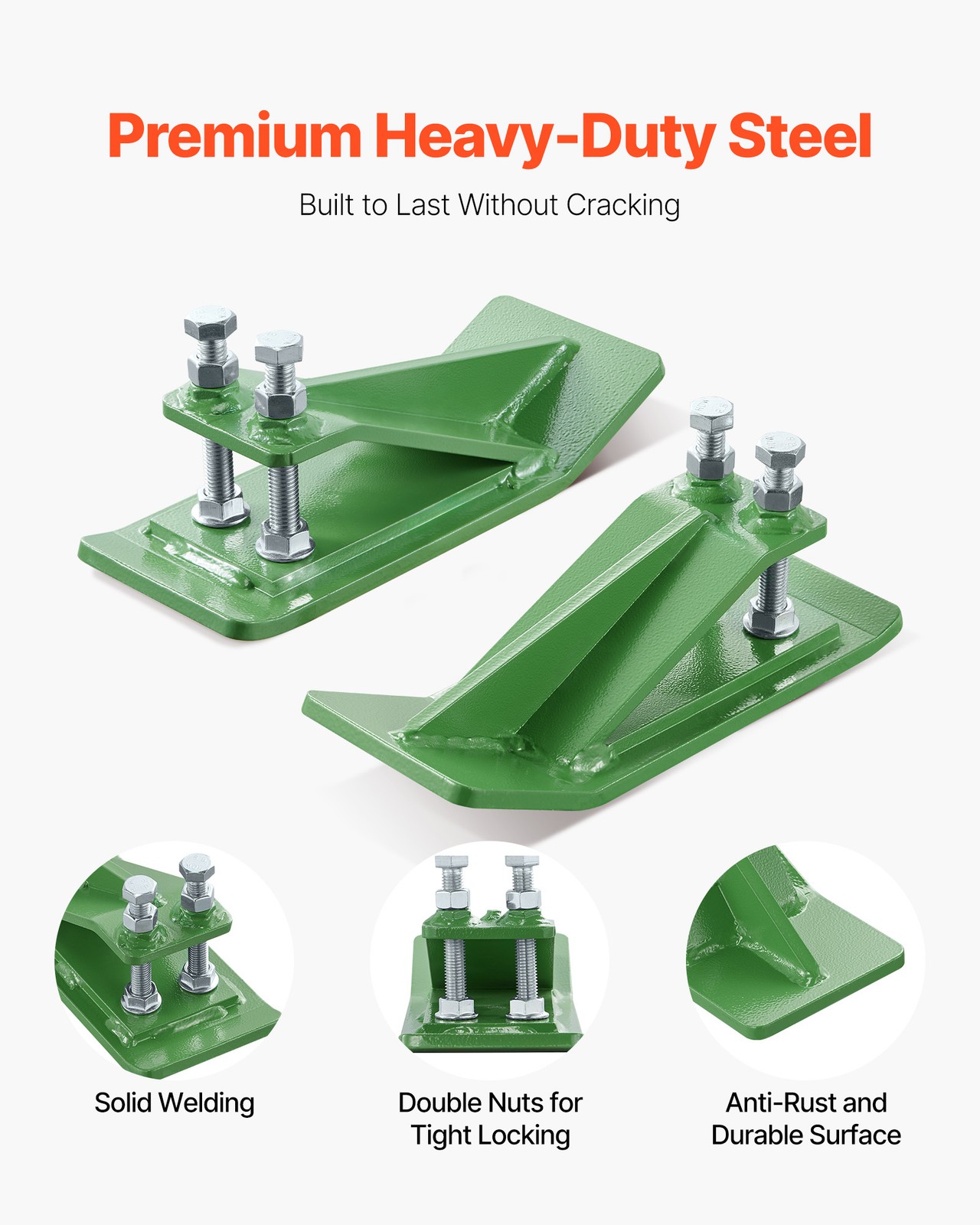 Tractor Bucket Protector 2PCS Heavy Duty Bucket Edge Protectors (Green)