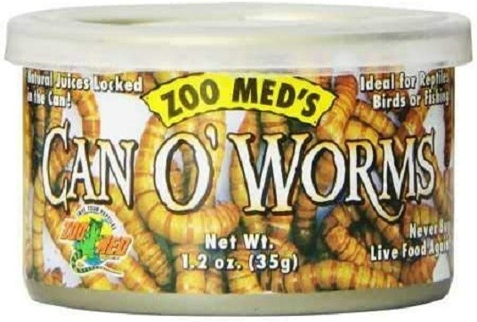 ZOO MED'S CAN O' WORMS - 1.2 OUNCE