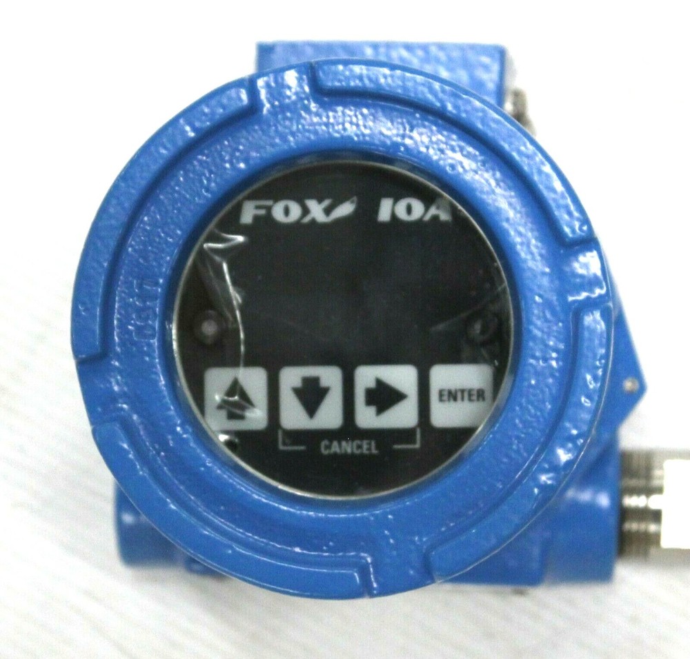 NEW Fox Thermal Instruments Model 10A Thermal Mass Flowmeter