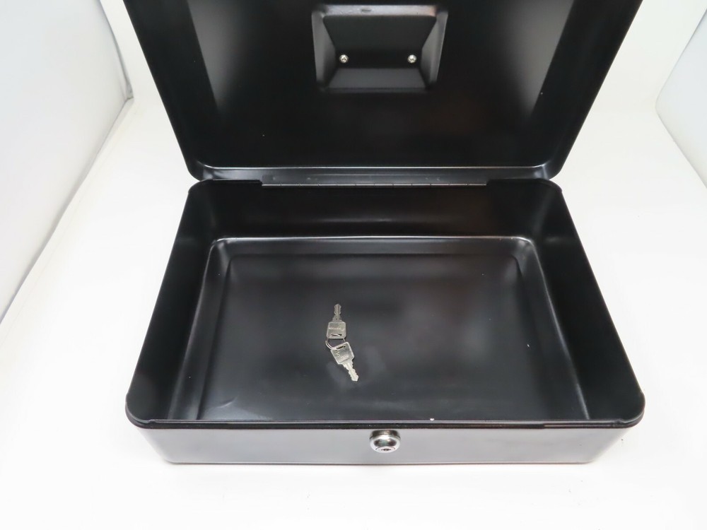 Sentry Heavy Safe with Keys 10" by 13" Black