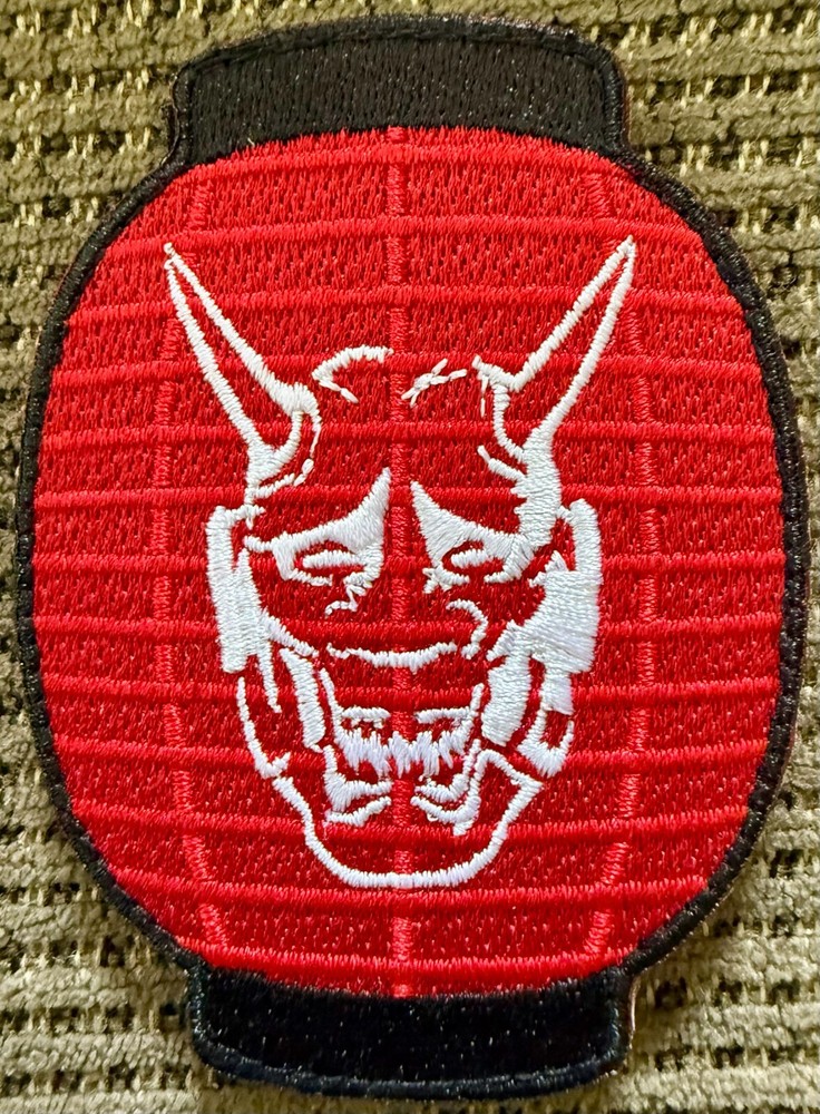 Oni Gear "Oni Lantern" Red/Black Variant Patch