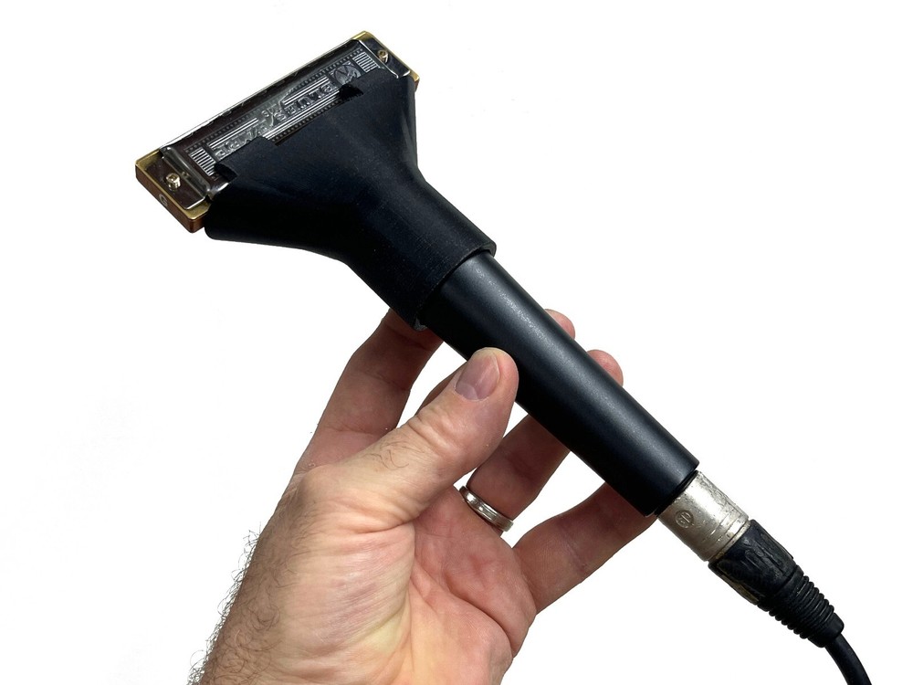Hands Free Harmonica Holder for Shure SM57