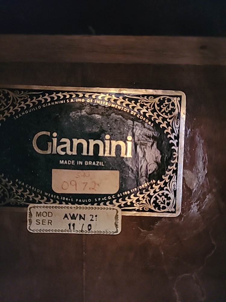 Giannini. AWN 21 classical Guitar Brazil