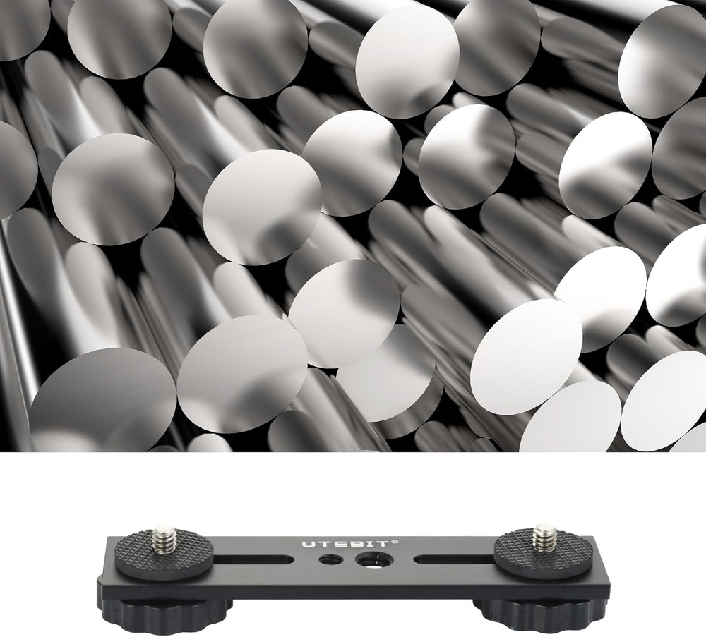 5 Inch Flash Bracket, Long Dual Camera Mount Flash Bracket Extension Bar with 1/