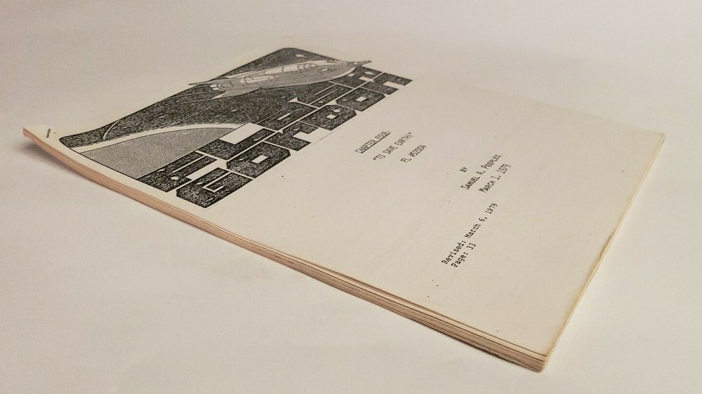 FLASH GORDON / Samuel A. Peeples 1979 TV Script "Chapter Four: To Save Earth"