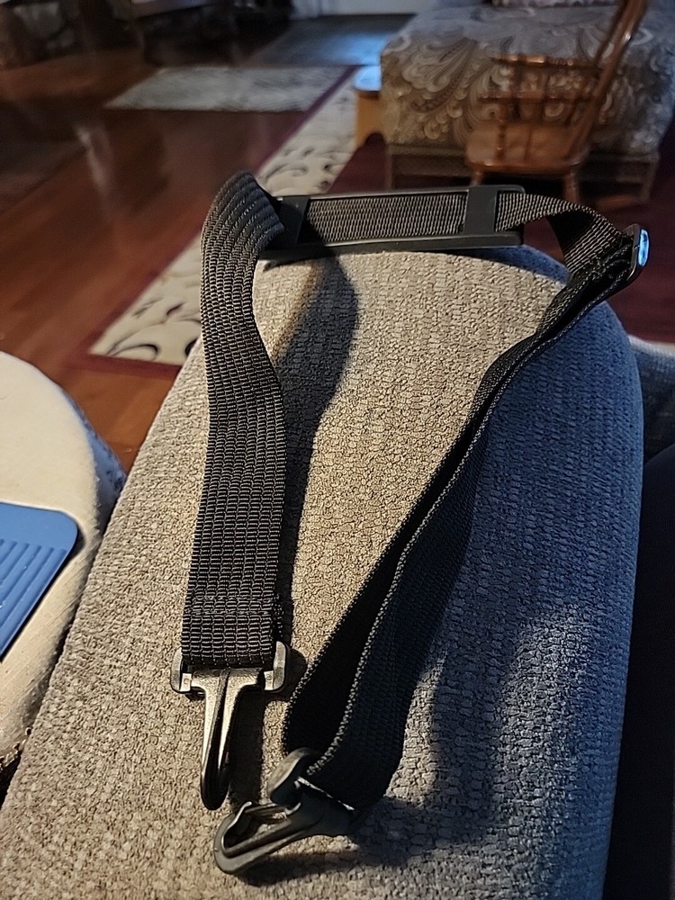 Black Adjustable Media Bag Shoulder Strap