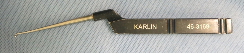 Codman Karlin 46-3169 Micro Curette, Backward Angle, 0000