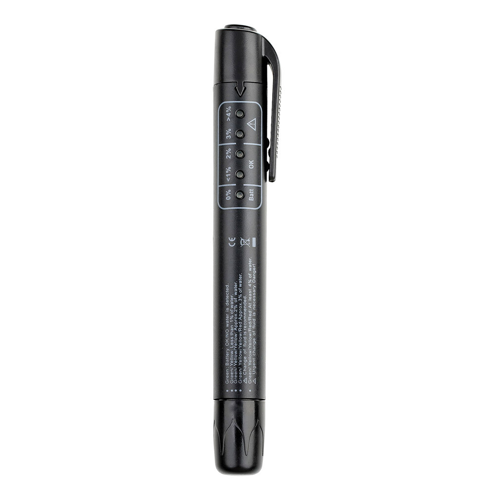 Brake Fluid Liquid Oil Tester Pen 5 LED Indicator Auto Testing Tool For DOT/DOT4