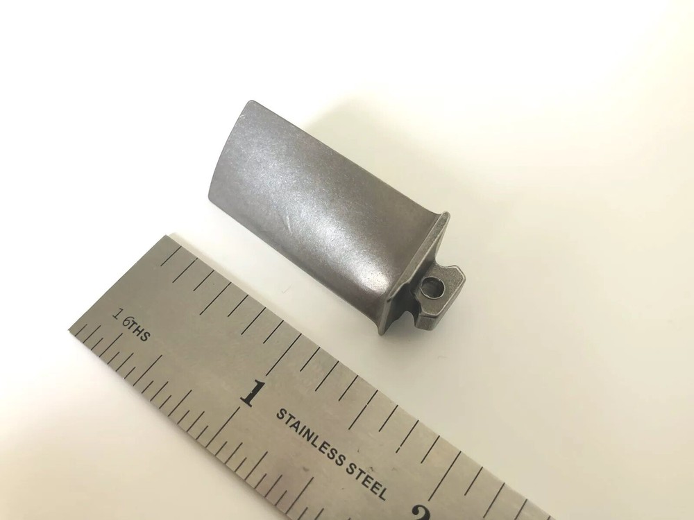 A-10 Warthog Titanium Jet Engine Blade Keychain. Desk Model Pilot Gift EDC Tool