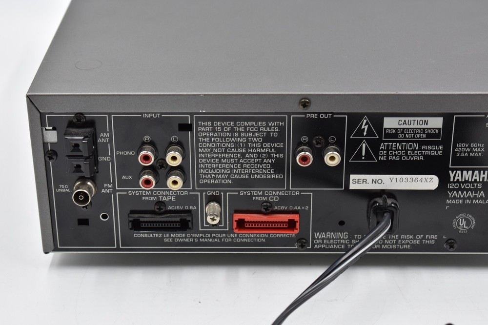 Yamaha CTX-S90 PreAmp DISPLAY NOT WORKING