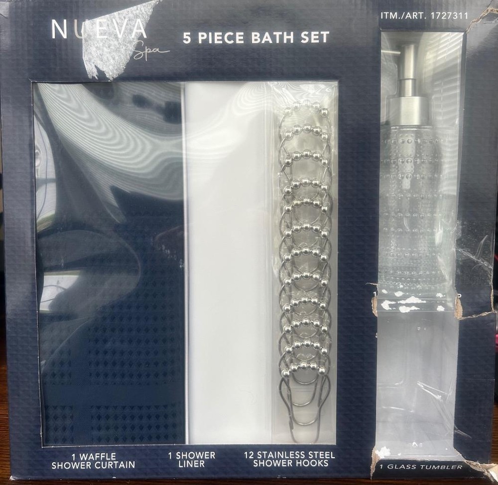 NWD Nueva Spa 4 Piece Bath Set.  Blue
