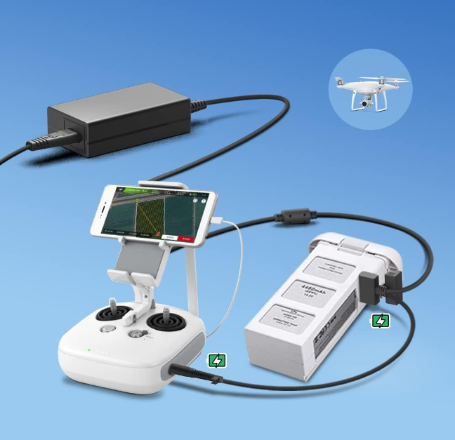 DJI Phantom 3 Series Drone Battery Charger AC Adapter Replacement Quadcopter Pro
