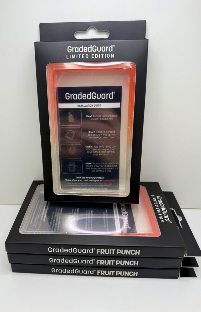 GradedGuard PSA Graded Card Case Guard Protector Fruit Punch Limited Edition
