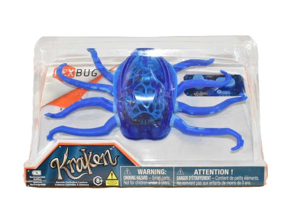 HEXBUG Kraken Blue Robotic Remote Control Creature RC Toy NEW SEALED