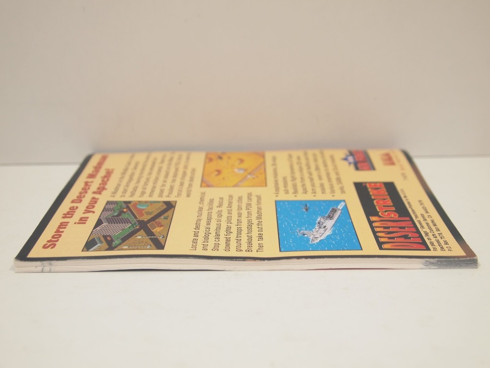 Jungle Strike (SEGA Genesis) Authentic MANUAL ONLY