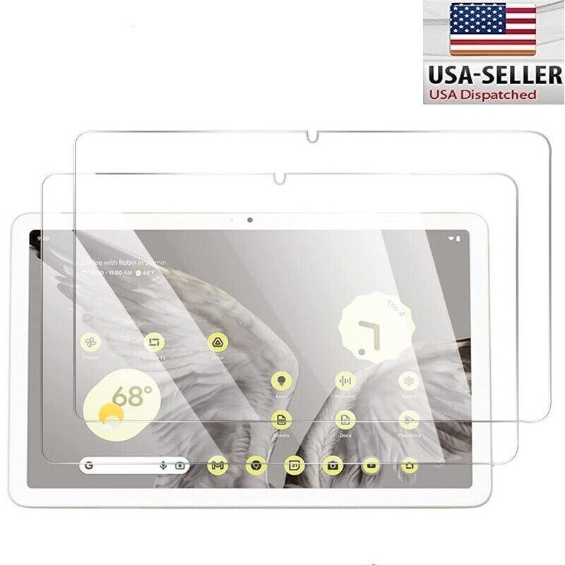 For Google Pixel Tablet 2023 Screen Protector Full Coverage Clear Tempered Glass