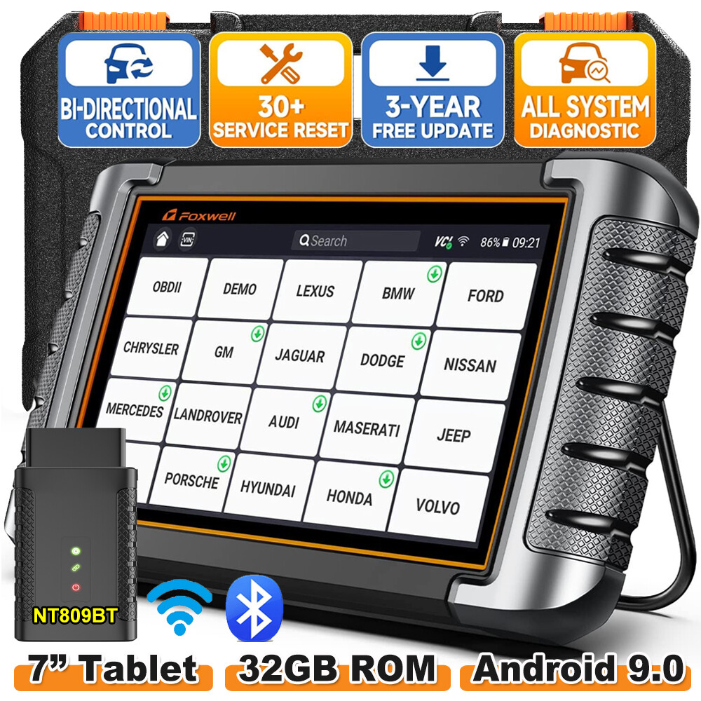 FOXWELL Bluetooth Bidirectional All System Diagnostic Scan Tool Car OBD2 Scanner