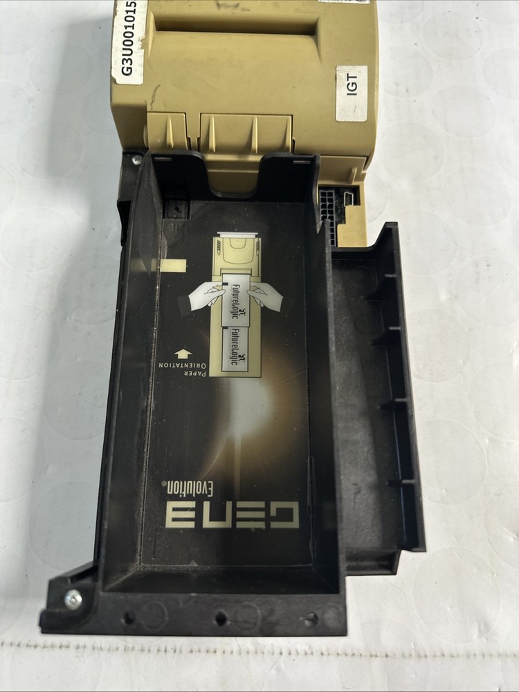 (#39). FutureLogic GEN3 Evolution Ticket Printer, IGT. Only for spare parts.