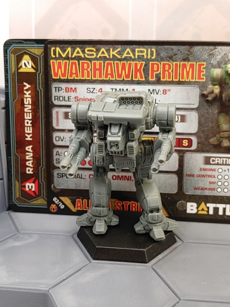 BattleTech SINGLES: from CLAN FIRE STAR Catalyst CGL plastic