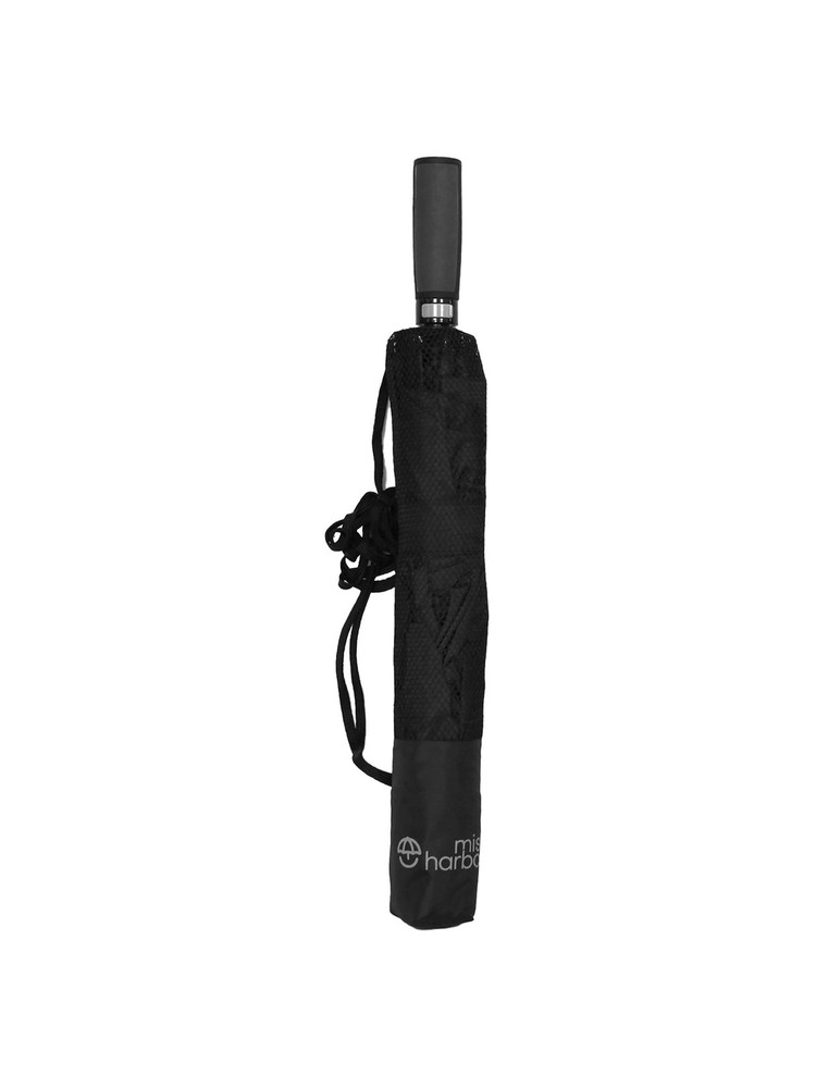 Misty Harbor Automatic Open Two Person Rain Umbrella Black