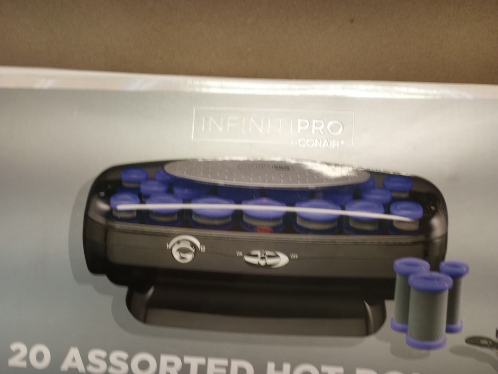 Conair Infinity Pro HS41X Ceramic Flocked Hot Rollers 20 Count with Clips Tested
