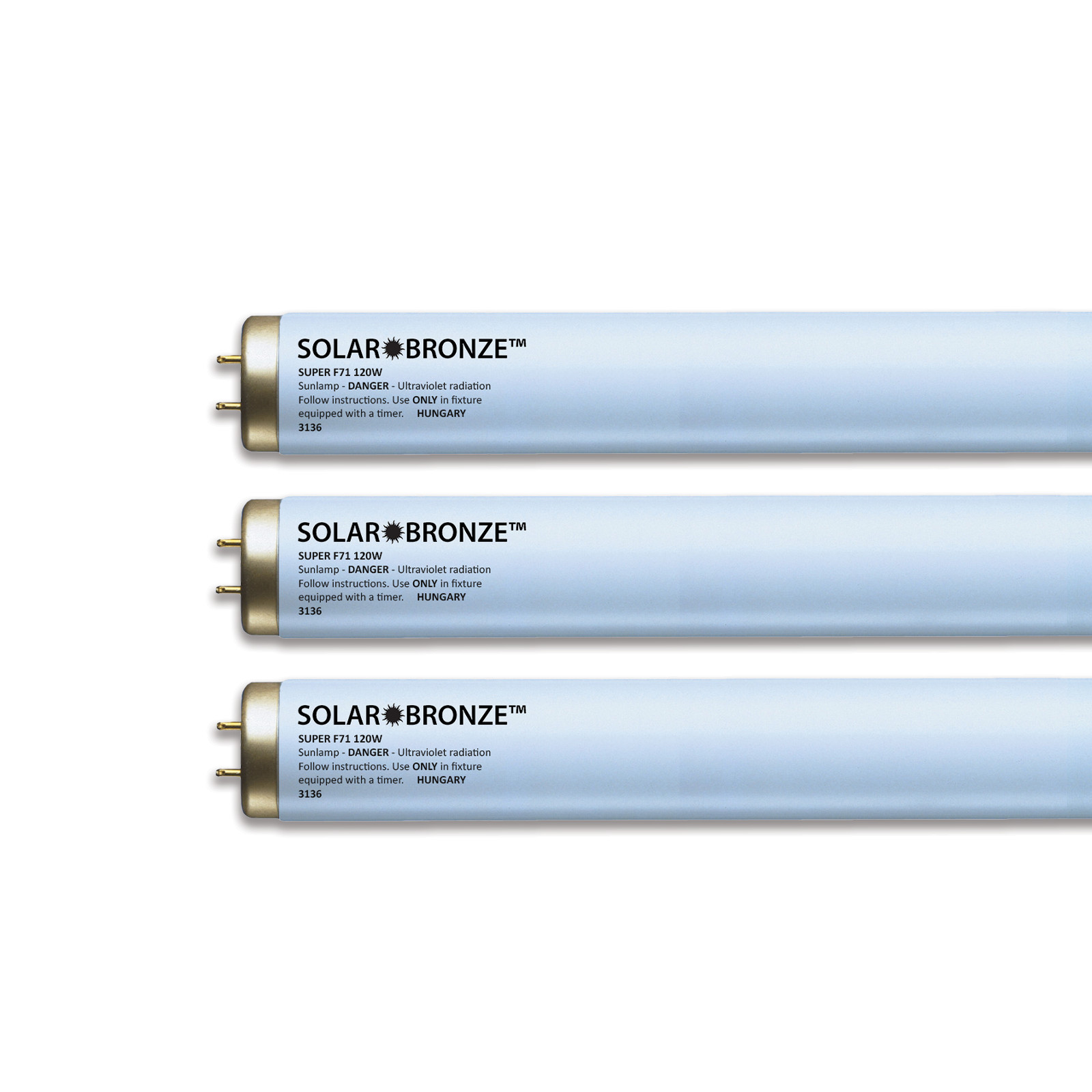 SolarBronze Super F71 100/120W, T12, Bi-Pin Tanning Bed Bronzing Lamps