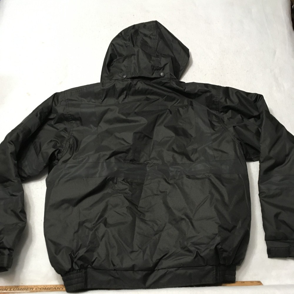bomber clear pocket Reflective Safety Jacket large NEW