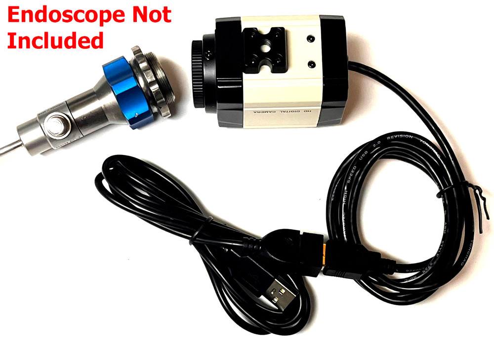 Rigid Endoscope Cystoscope Arthroscope Laparoscope HD 4k USB Camera Head+Light