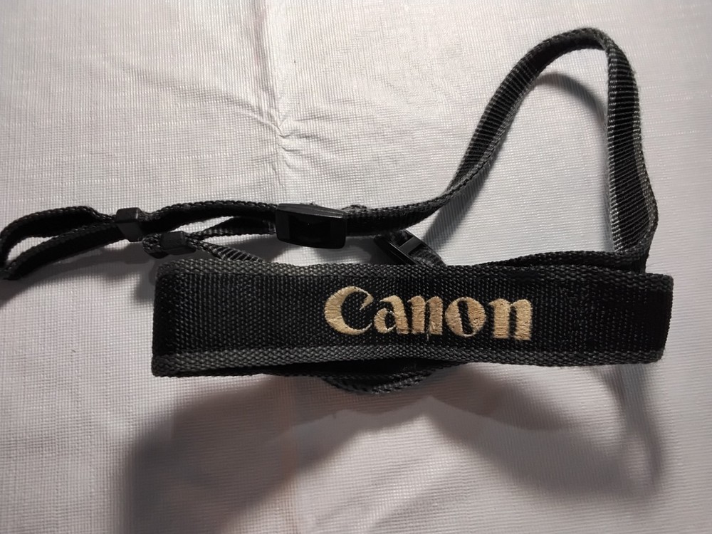 Canon Vintage Black digital Camera Strap