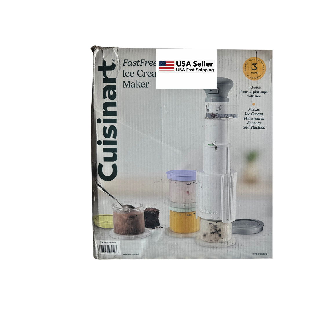 Fast Freeze Ice Cream Cuisinart & Frozen Treat Maker New