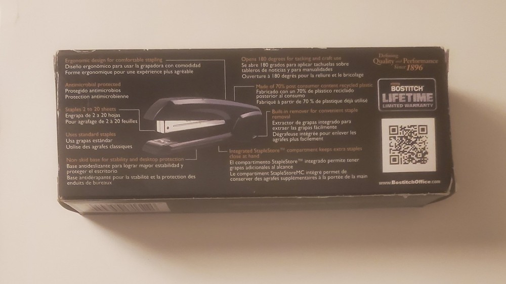 Bostitch - Professional Ascend Stapler (B210-BLK) Black