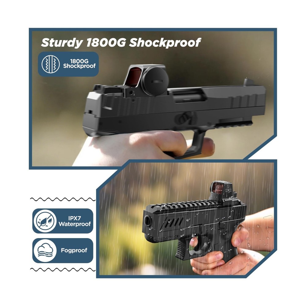 SECDES Lost Soul Pro Red Dot Reflex Sight Multi Reticle Red Dot Optics, Durab...