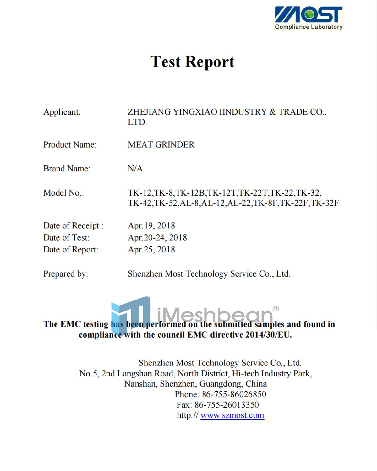 1.5HP Commercial Electric Meat Grinder 1100W Stainless Steel 550lbs/h Heavy Duty
