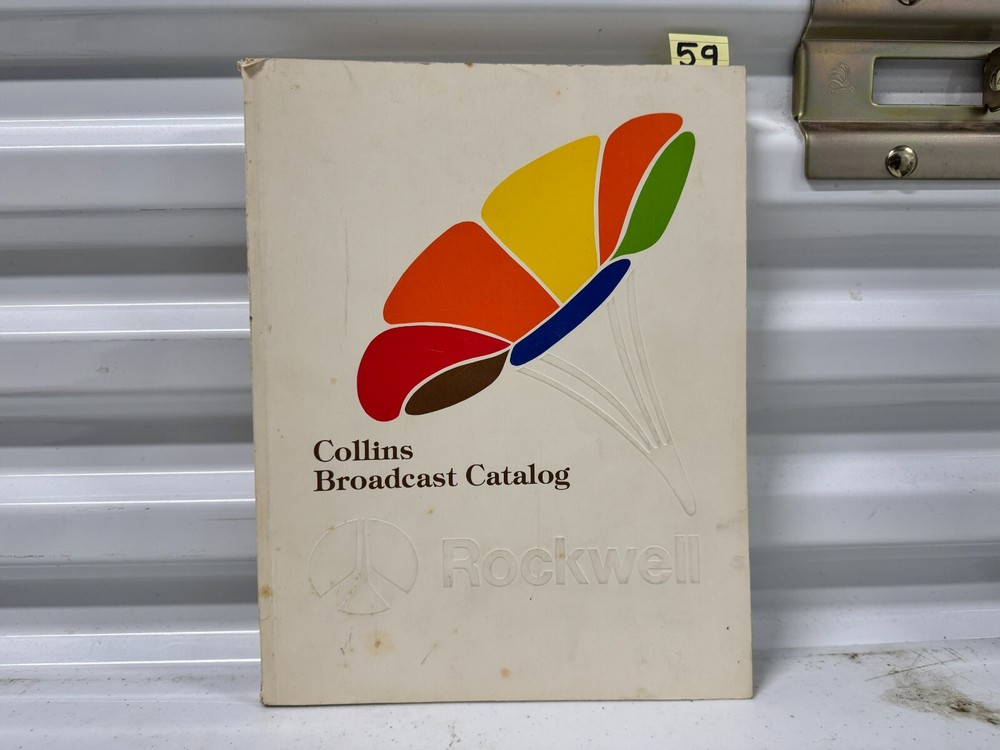 Collins Broadcast Catalog Rockwell Vintage Manuals Book
