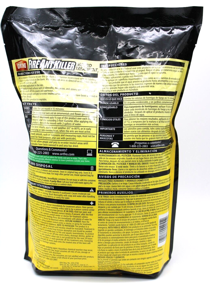 Ortho Fire Ant Killer Mound Treatment - 3 lbs. Pest Control