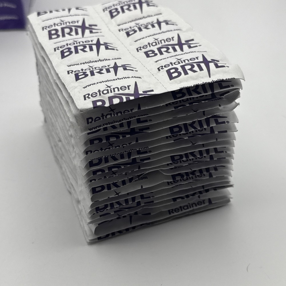 Retainer Brite 3 Open Boxes ( 322 Tablets ) Exp 04/2026