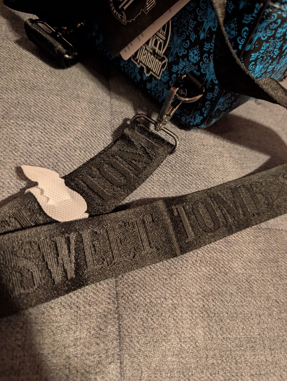 Loungefly Disney Haunted Mansion Hitchhiking Ghosts Convertible Glow Backpack