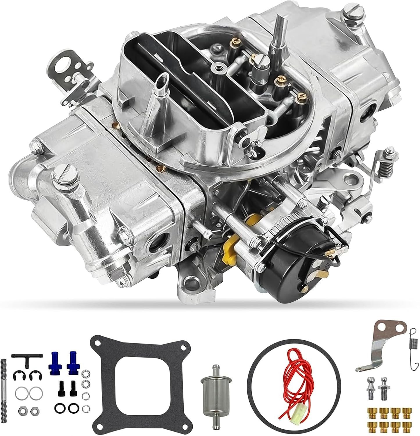 For Holley Quickfuel Brawler 750 CFM Double Pumper 4 Barrel Carburetor E-Choke