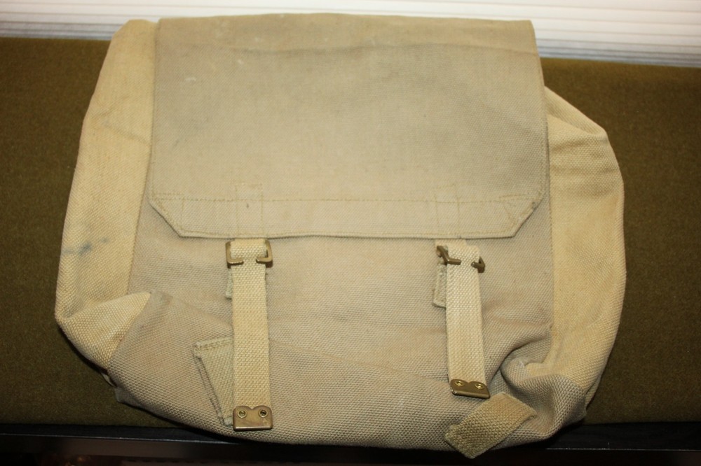 Original WW2 British Army P37 Large Canvas Pack, 1945 d.