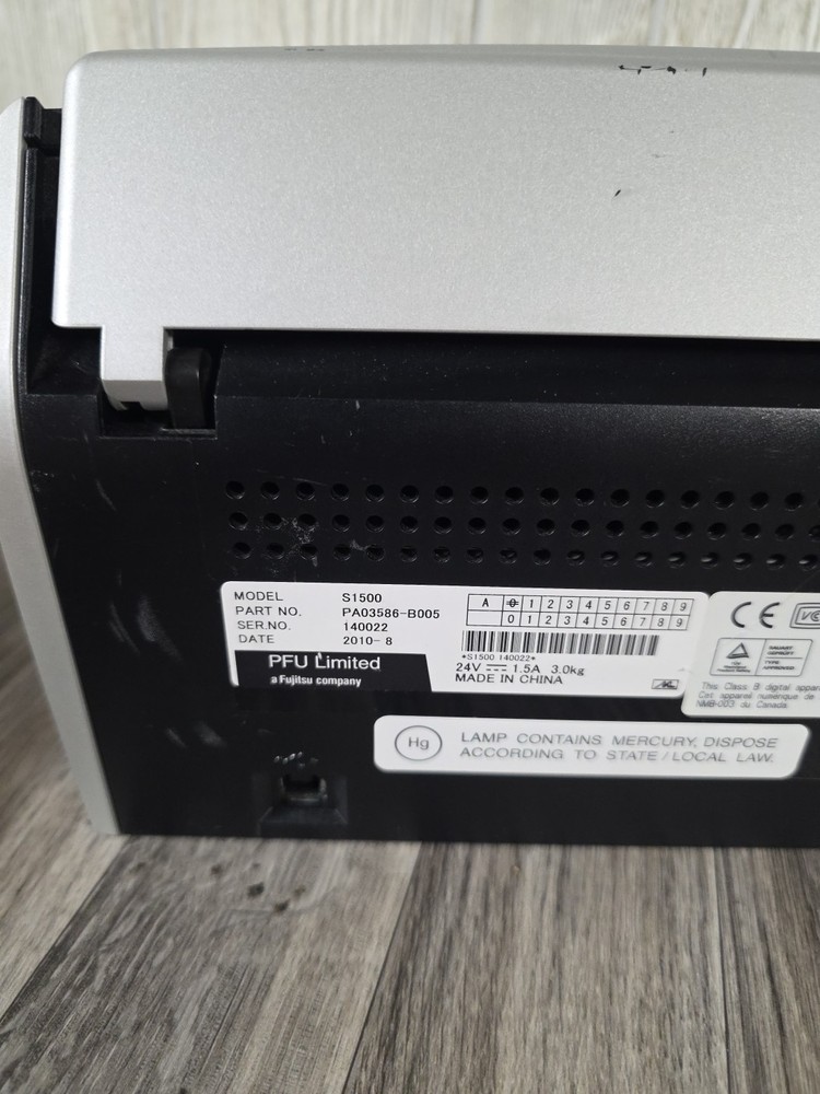 Fujitsu Ricoh ScanSnap S1500 High Speed Duplex Document Scanner