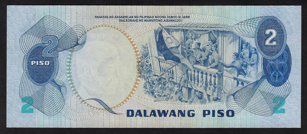 Philippines 2 Piso,1974-85 P159b GEM UNC
