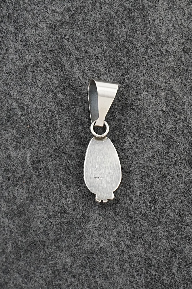 Turquoise & Sterling Silver Pendant - Rosemary Saunders