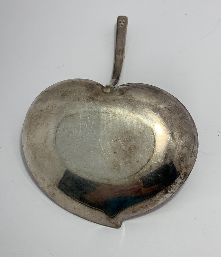 Three Crown Swedish Silver Plate Heart Shaped Candy/Nut/Olive Dish Royal Hickman