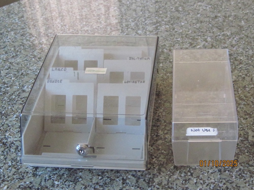 TWO 2 FLOPPY DISK DISKETTE STORAGE CASES HOLDERS