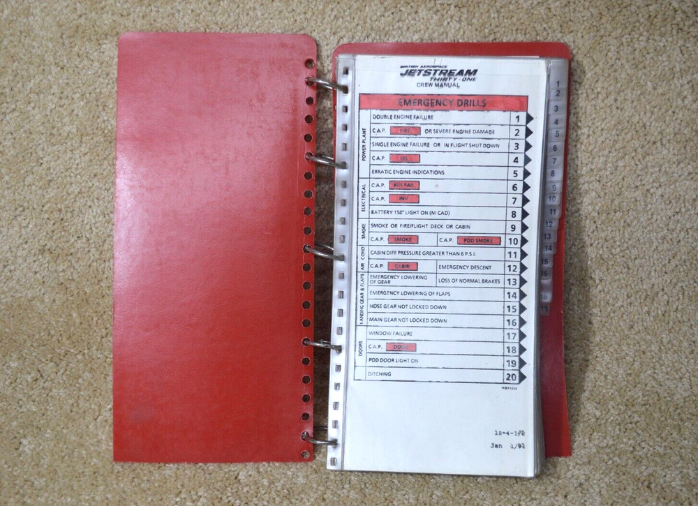 JETSTREAM 31  CREW MANUAL USED